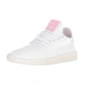NEW! Adidas Tennis Hu Pharrell Sneakers White/Pink Size 7
